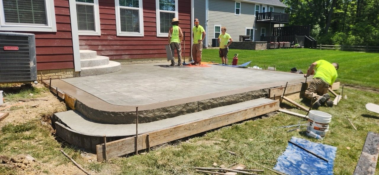 Stamped Patio, Our Crew in Columbus, Ohio