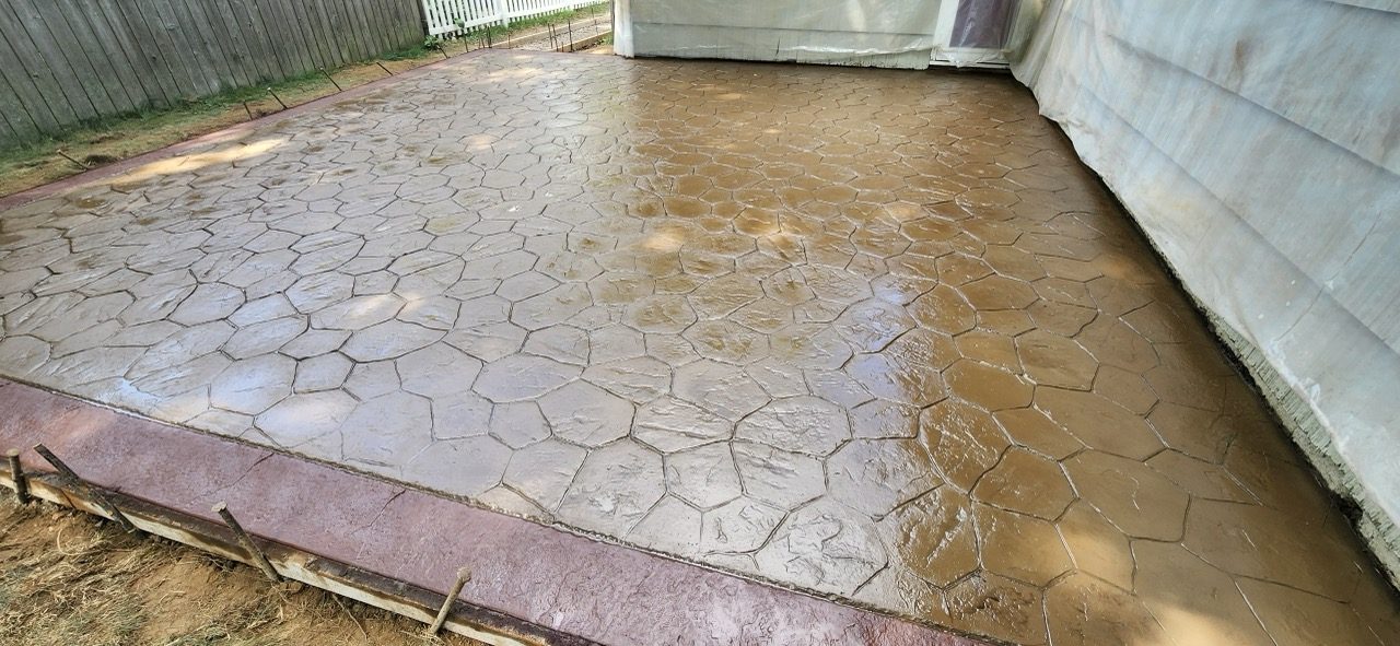 Concrete Patios in Dublin, Ohio by Columbus Stamp Concrete