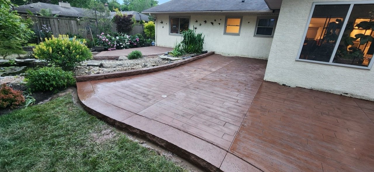 Stamped Concrete in Powell, Ohio by Columbus Stamp Concrete